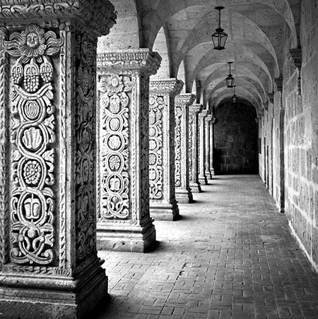 These old columns, arches and walkway illustrate Index D of subjects by Peace Publishers.
